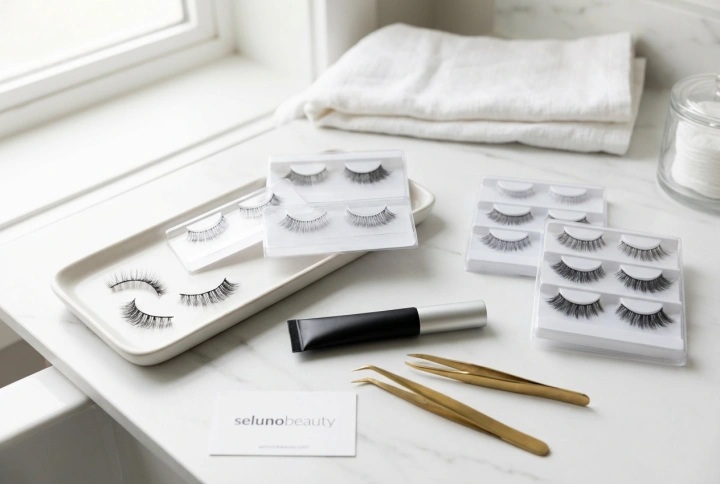 Nalepovacie riasy: výber pásikov a technika lepenia bez hrudiek