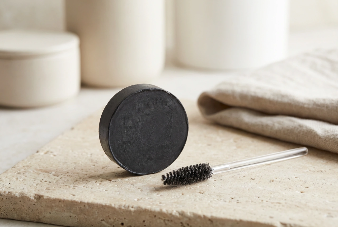 Čierne mydlo na obočie v praxi: aplikácia, výber a fixácia