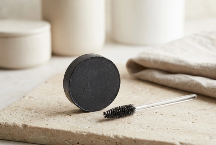 Čierne mydlo na obočie v praxi: aplikácia, výber a fixácia