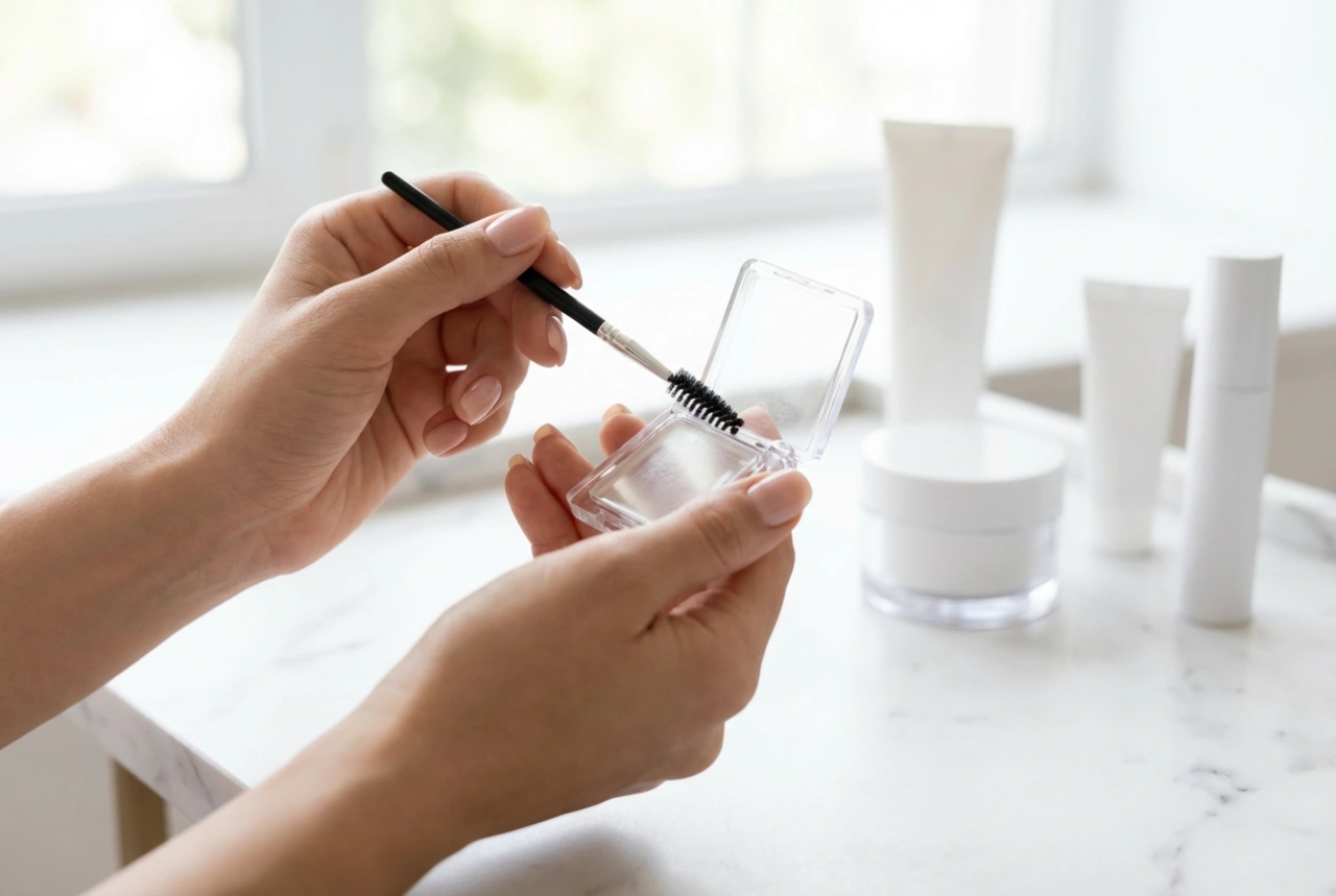 Mydlo na styling obočia: príprava, aplikácia a fixácia