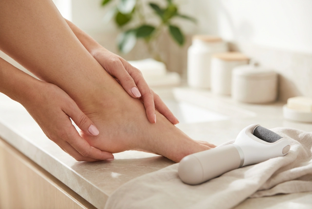 Elektrická brúska na päty: Ako odstraňovať zrohovatenú kožu bezpečne a rovnomerne