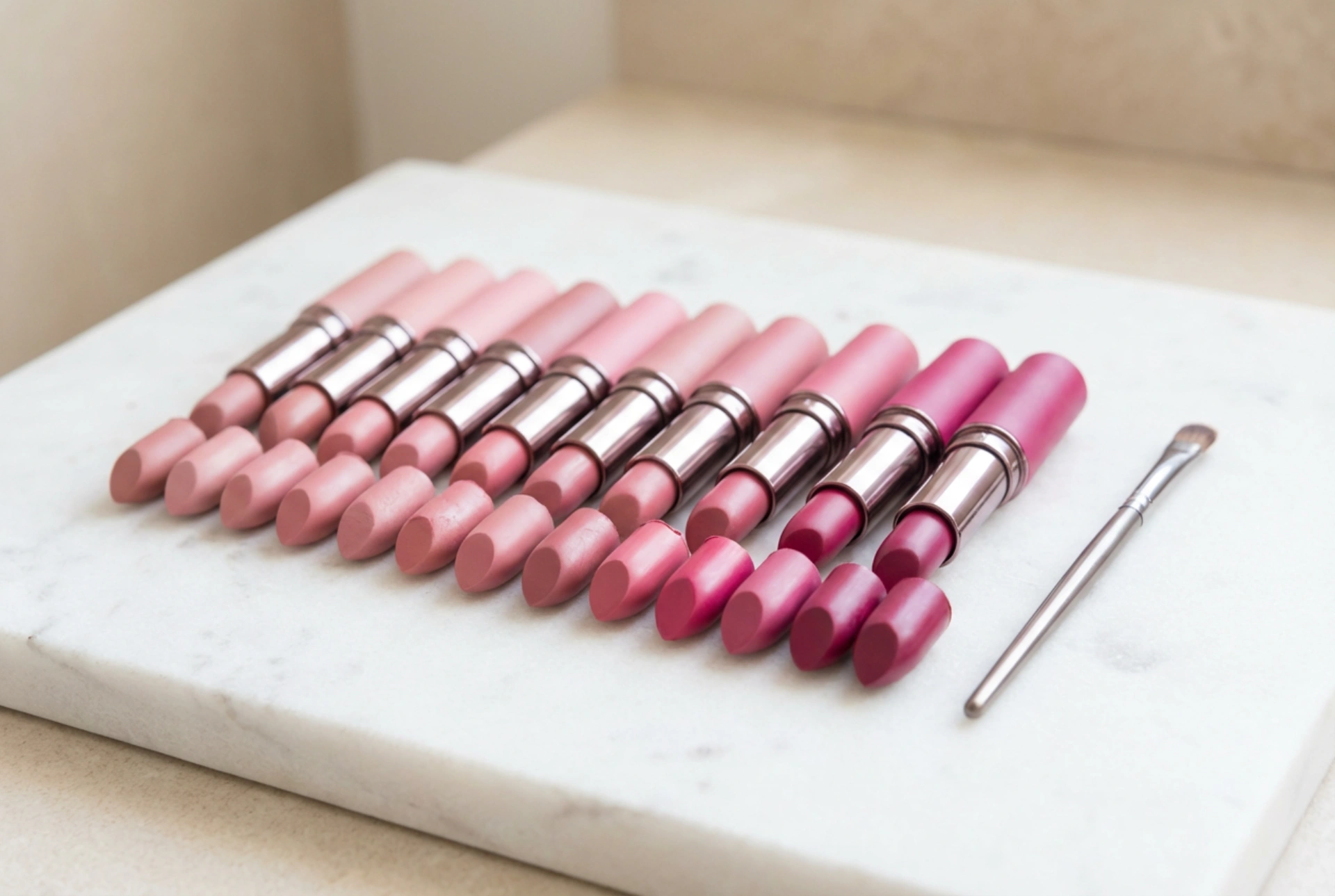 Ružový rúž: od púdrovej po fuksiovú, ako si vybrať a naniesť