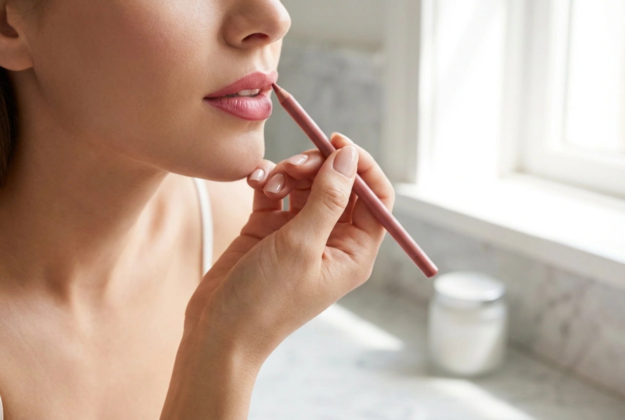 Ceruzka na pery v praxi: kontúrovanie, vypĺňanie a fixácia