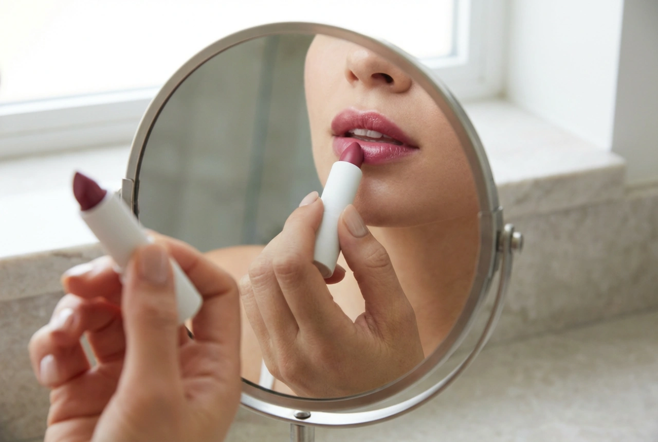 Hydratačný rúž bez šmúh: príprava pier, aplikácia, úpravy