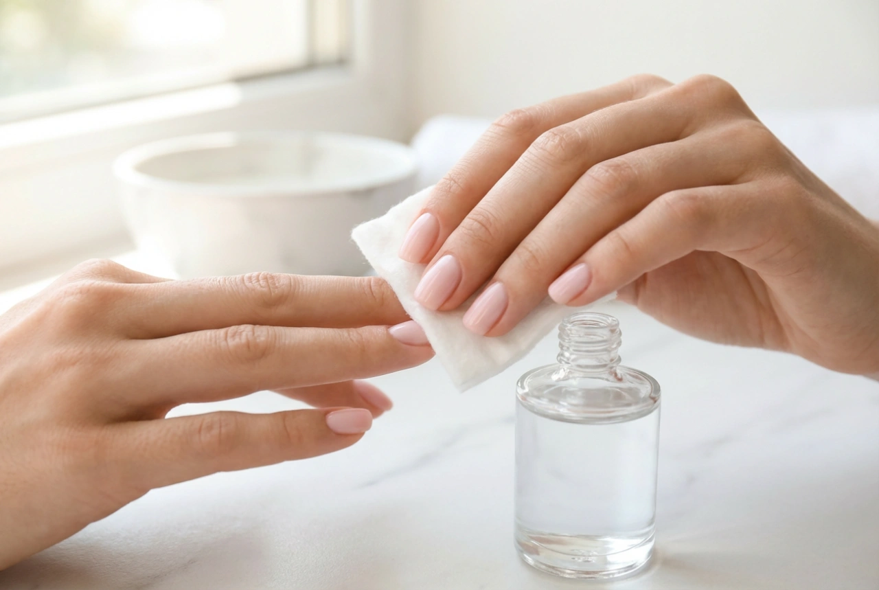 Čistič na nechty: odmasťovanie a stieranie disperznej vrstvy