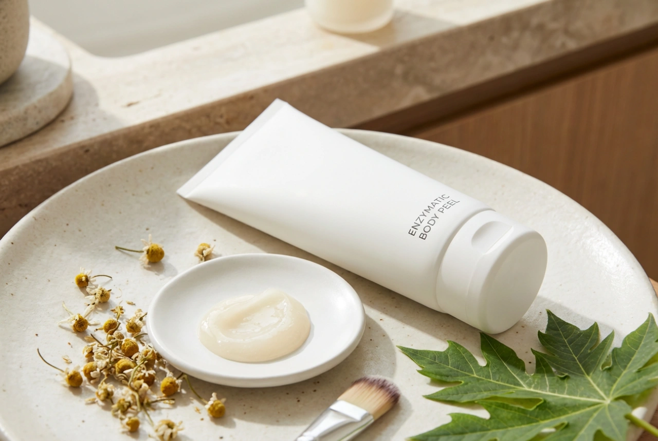 Enzymatický telový peeling: kedy je vhodný a ako ho používať